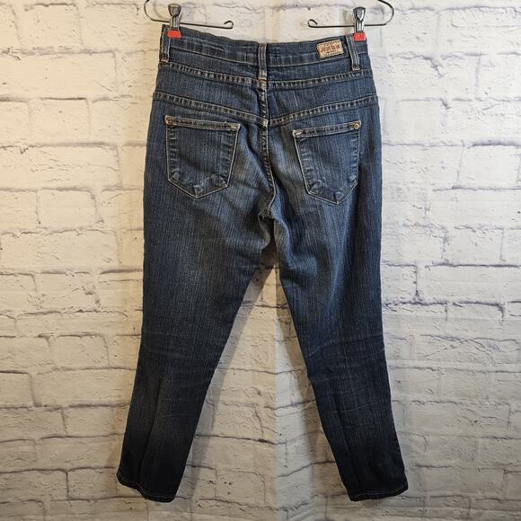 Judy Blue Jeans Women's Size 5 Mid Rise Button Fly Skinny Stretch Made in USA - Picture 4 of 8